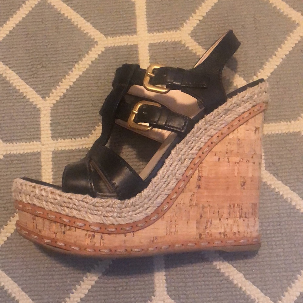 Prada espadrille wedges